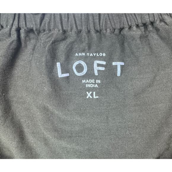 LOFT Green Layered Halter Top Women’s XL – Rayon | Layered | - Picture 4 of 5